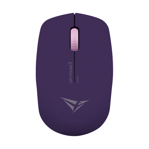 Alcatroz Airmouse 3 Silent Wireless Mouse - Aubergine