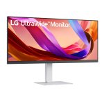 LG UltraWide 34 FHD IPS White Monitor 100Hz USB - C incl Speaker - Image 3