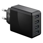 Goobay 30W 4 - Port USB Charger - Black