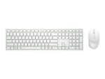 Dell Pro Keyboard and Mouse - KM5221W - US International (QWERTY) - White