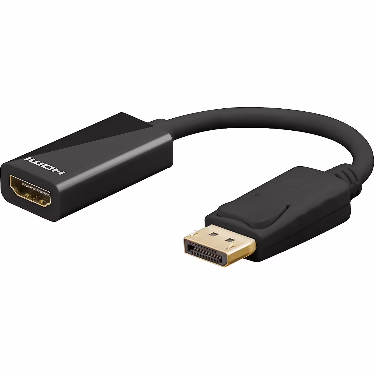 Goobay DisplayPort to HDMI Adapter Cable 1.2, Gold - Plated