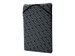 HP Accessories HP Protective Reversible 14.1 inch Sleeve Black - Geometric