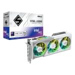 ASRock Intel Arc B580 Steel Legend OC 12GB GDDR6 192 - BIT Graphics Card