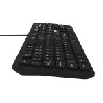 Port Connect Tough Office USB Keyboard - Black - Image 9