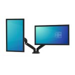 PORT Monitor Arm VESA Dual Screen - Black - Image 8