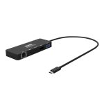 Port USB Type - C to 1 x RJ451 x USB3.0 SS1 x Type - C 85W PD1 x HDMI2.01 x VGA 30cm Cable Dock - Black