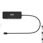 Port USB Type - C to 1 x RJ451 x USB3.0 SS1 x Type - C 85W PD1 x HDMI2.01 x VGA 30cm Cable Dock - Black - Image 3
