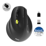Port Connect Ergo Shape Rechargeable Wireless Mouse - Image 9