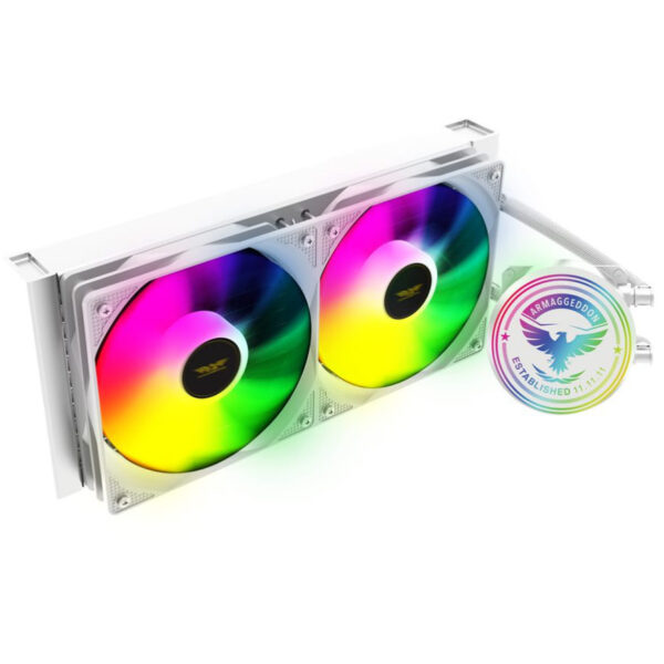 Armaggeddon Arctic Freeze 240 CPU Liquid Cooler - White