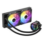 Antec VORTEX LUM 240 ARGB AIO CPU Liquid Cooler - Black - Image 3