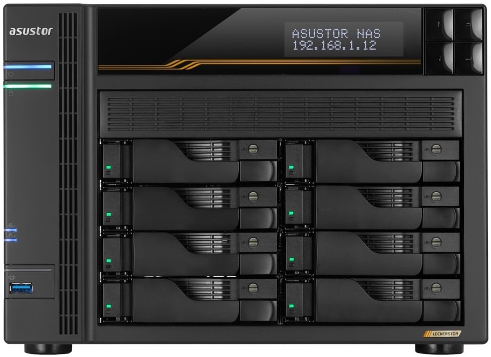 ASUSTOR 8 – BAY LOCKERSTOR 8 GEN3 NAS