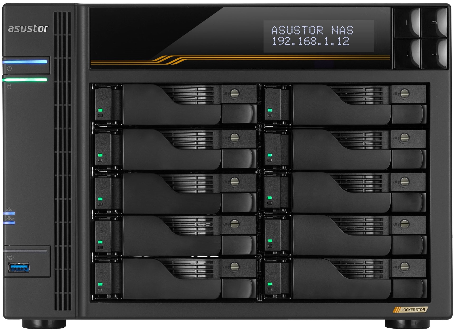 ASUSTOR 10 – BAY LOCKERSTOR 10 GEN3 NAS