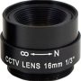 Securnix Lens 16MM Fixed, Retail Box , No Warranty
