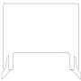 Casey Self Supporting Protective Transparent Barrier