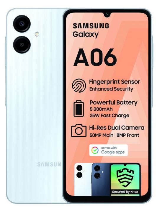 Samsung Galaxy A06 4GB – 64GB light Blue