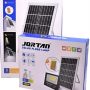 Solarix Jortam 400w Glass Solar Flood Lamp with Solar Panel