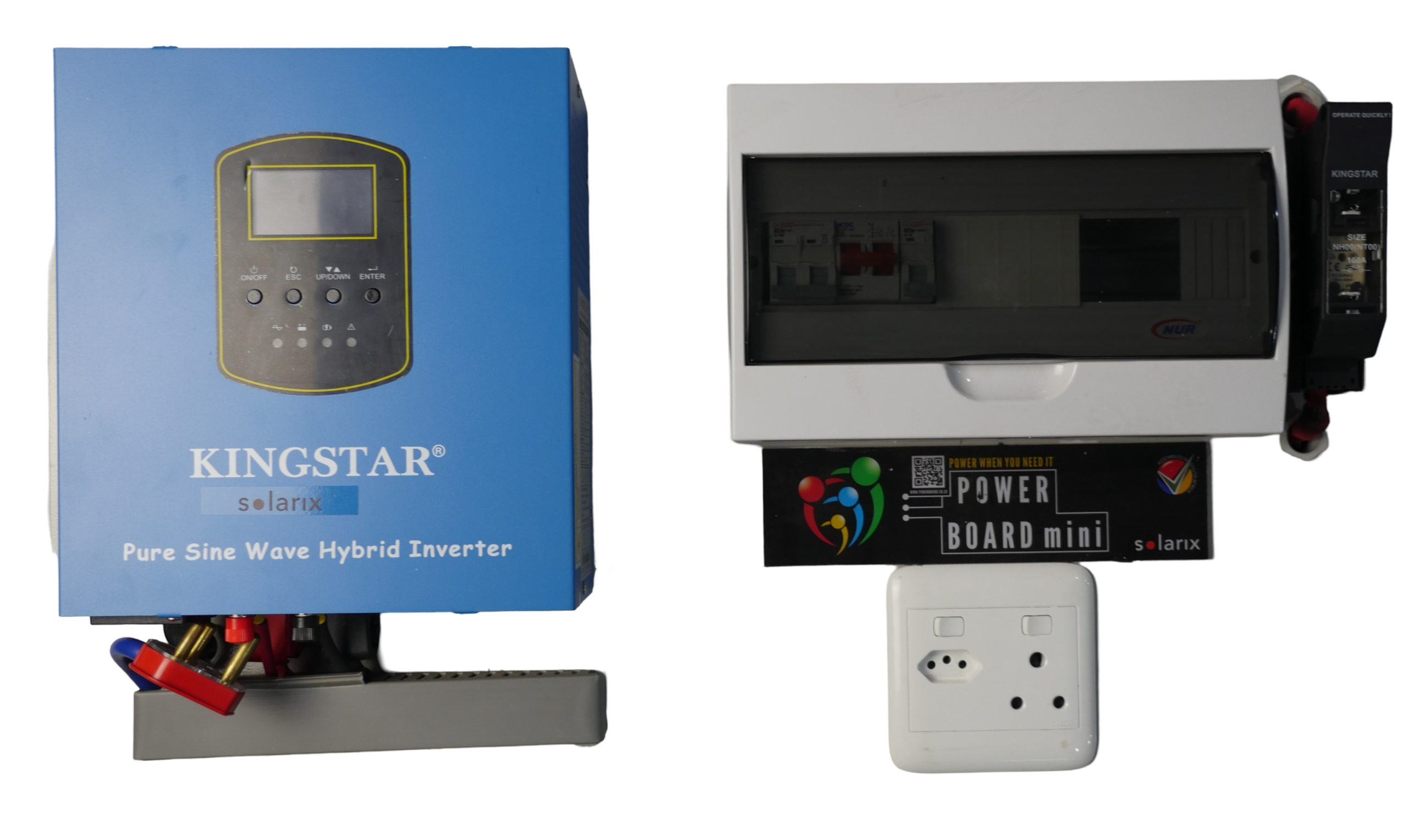KingStar Solarix Pre – Built 1.5KVA Hybrid 12V Powerboard