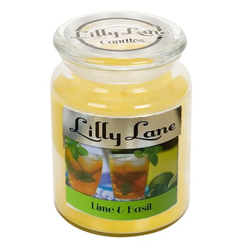 Lilly Lane Lime Basil Infusion Scented Candle Large