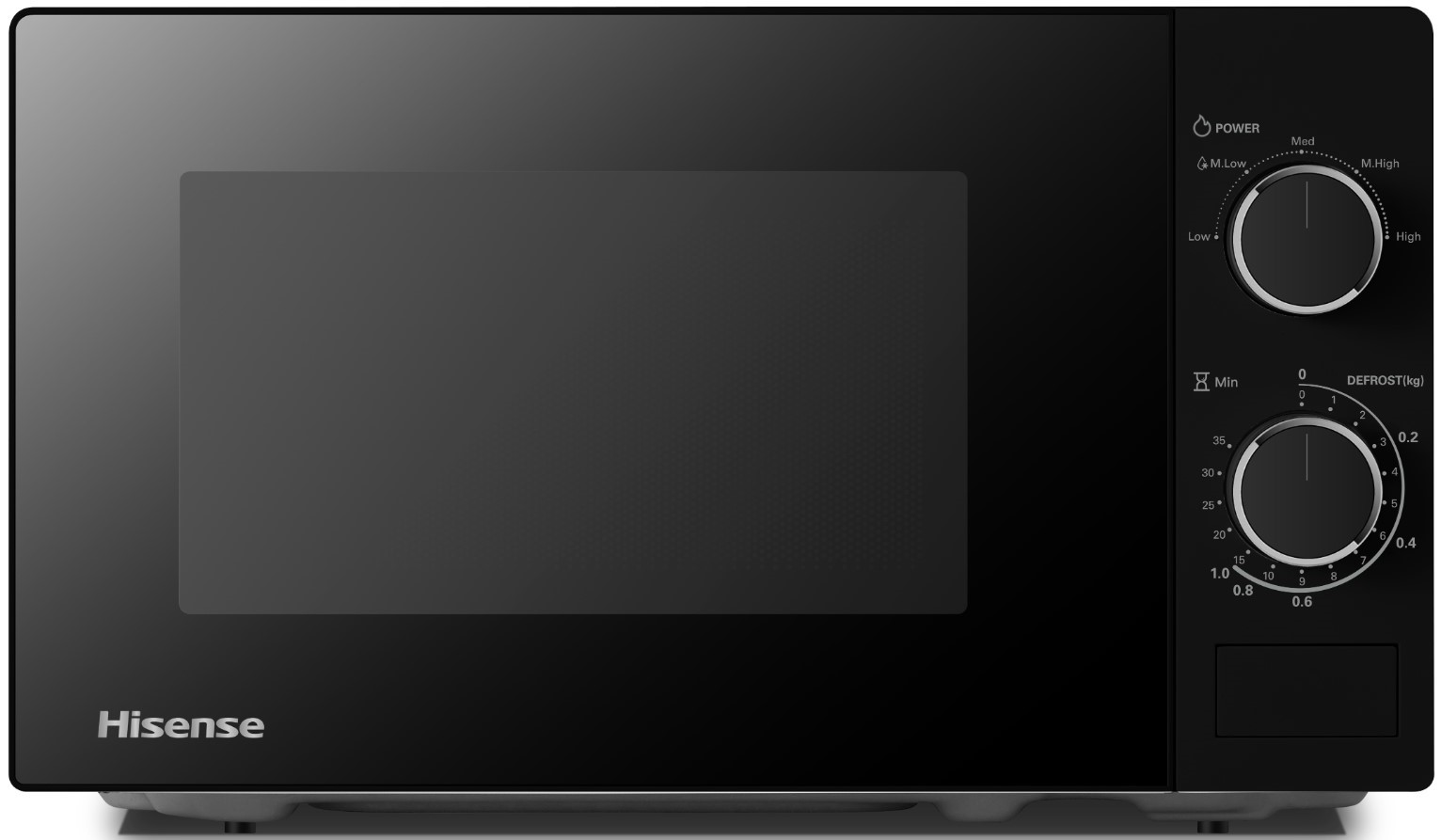 Hisense 20L Matte Black Manual Microwave Oven