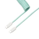 Keychron Coiled Aviator Cable - Mint - Straight