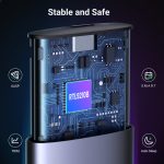 UGREEN CM400 - 90264 M.2 NVME - SATA SSD Enclosure (10Gbps) - Silver - Image 10