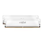 Crucial Pro DDR5 - 6000 64GB Overclocking Memory Kit - White