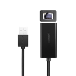 UGREEN CR110 Ethernet Adapter USB 2.0 to RJ45 - Black - Image 7