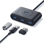 UGREEN 4 - Port USB 3.0 Hub with Micro USB 5Gbps Data Transfer - 1m - Image 2