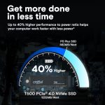 Crucial T500 4TB M.2 NVMe Gen4 NAND SSD - Image 13