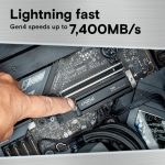 Crucial T500 1TB M.2 NVMe Gen4 with Heatsink NAND SSD - Image 13