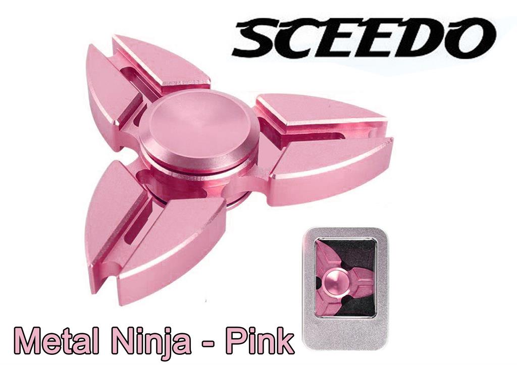 Sceedo Metal Ninja Pink Fidget Spinner