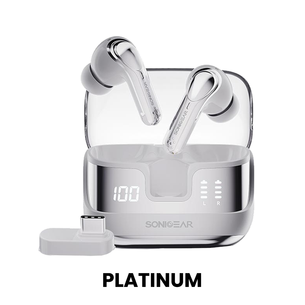 SonicGear Earpump XP2 Bluetooth and Wireless ENC Earphones – Obsidian