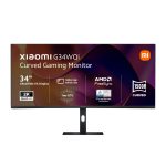 Xiaomi G34WQi 34 1440p UltraWide VA Curved Gaming Monitor (180Hz, 1ms, 21:9, HDMI - DP, AMD FreeSync, and 1500R Curve)