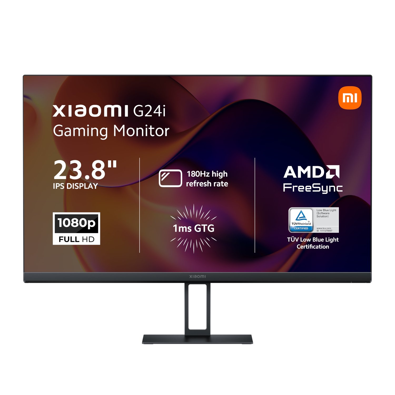 Xiaomi G24i 24 Full HD 1080p IPS Gaming Monitor (180Hz, 1ms, 16:9, HDMI – DP, and AMD FreeSync)