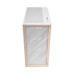 Antec FLUX Mid - Tower E - ATX Gaming Chassis Wood Front Panel - White - Image 2