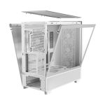 Antec FLUX Mid - Tower E - ATX Gaming Chassis Wood Front Panel - White - Image 5