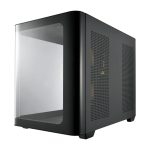 FSP S380 ARGB M - ATX Mid Tower Gaming Chassis - Black - Image 2