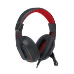 Redragon Over - Ear ARES Aux RGB Gaming Headset - Black - Image 5