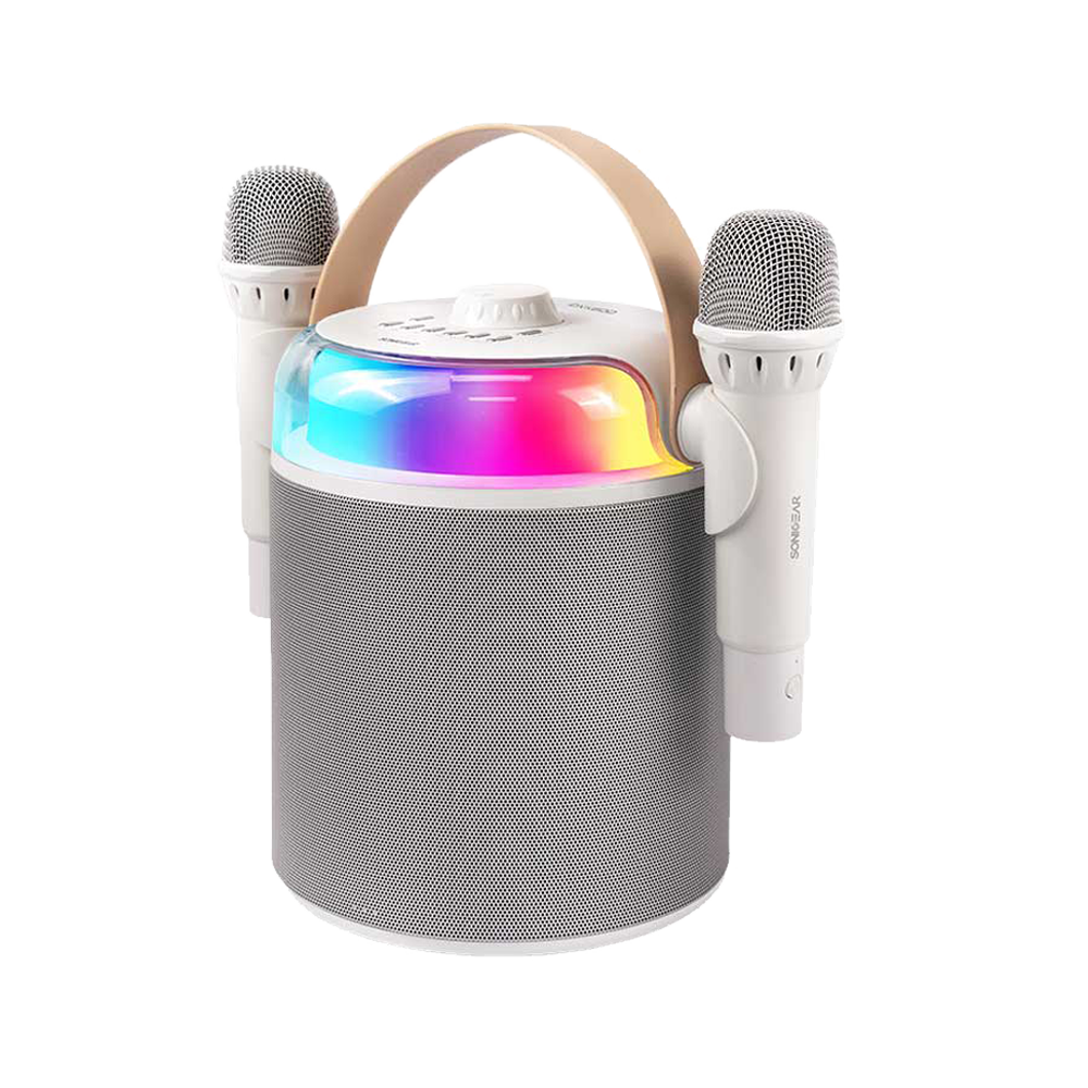 SonicGear iOX K800 Portable Bluetooth Speaker with Microphones – White