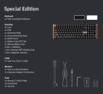 Keychron K4 HE 96 Magnetic Switch Hot - Swap RGB Wireless Keyboard - White (Wood + Aluminium) - Image 6