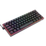 Redragon K617 FIZZ 60 Wired RGB Gaming Keyboard - Black - Image 3