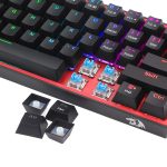 Redragon K617 FIZZ 60 Wired RGB Gaming Keyboard - Black - Image 5