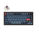 Keychron V1 Max QMK - VIA Wireless Custom Mechanical Keyboard BROWN Switches - Black