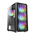 Antec NX292 ATX Micro - ATX ITX ARGB Mid - Tower Gaming Chassis - Black