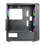 Antec NX292 ATX Micro - ATX ITX ARGB Mid - Tower Gaming Chassis - Black - Image 3