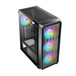 Antec NX292 ATX Micro - ATX ITX ARGB Mid - Tower Gaming Chassis - Black - Image 2