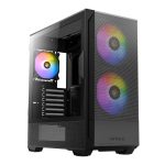 Antec NX416L ATX Micro - ATX ITX ARGB Mid - Tower Gaming Chassis - Black