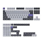 Keychron Double Shot KSA PBT Keycap Set - Dark Grey - White Smoke
