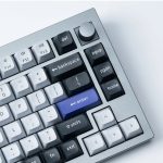 Keychron Double Shot KSA PBT Keycap Set - Dark Grey - White Smoke - Image 2