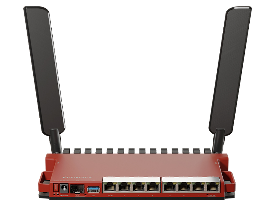 MikroTik 8 Gigabit 1×2.5Gbps SFP Dual Core WiFi 6 Router L009UiGS – 2HaxD – IN
